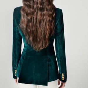 Smythe Velvet Peaked Blazer